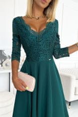 Numoco Dámské společenské šaty Amber zelená XL