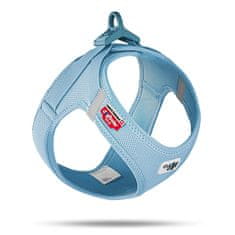 curli Postroj pro psy se sponou Air-Mesh Skyblue, L, 8-13 kg