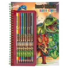 Dino World Sada-Omalovánka, kreativní sada , 8 pastelek | 0411385_A1