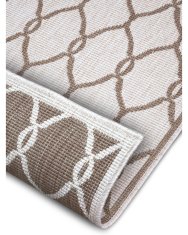 NORTHRUGS Kusový koberec Twin-Wendeteppiche 105481 Linen 80x350