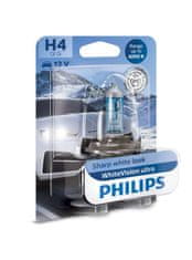 Philips Philips H4 12V 60/55W P43t WhiteVision Ultra 4200K 1ks blistr 12342WVUB1