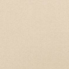 Greatstore Taštičková matrace krémová 100 x 200 x 20 cm textil
