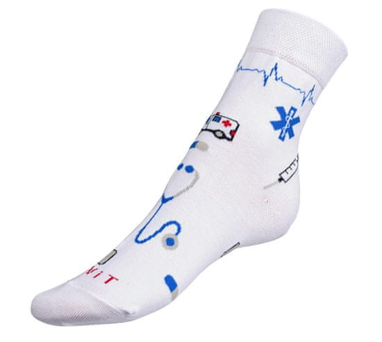 Bellatex Ponožky Zdravotnictví - 35-38 - bílá