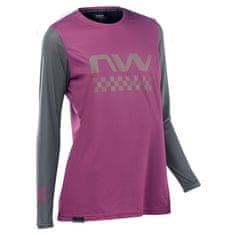 Northwave Dámský dres Edge Woman Jrs Long Sleeve Plum/Dark Grey * vel.: XS