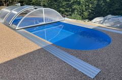 Gluc PBS Kompletní bazénový set DORY 7x3x1.5m - plastový bazén oválný