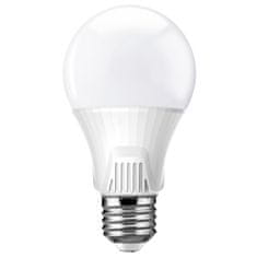 Kobi LED žárovka E27 A60 9W = 60W 810lm 4000K Neutrální bílá se senzorem pohybu a soumraku