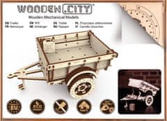 Wooden city 3D puzzle Přívěs 119 dílů