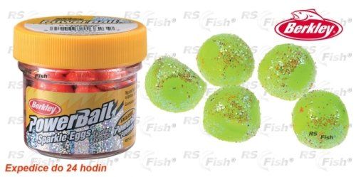 Berkley Jikry PowerBait Sparkle Power Eggs - Chatreuse