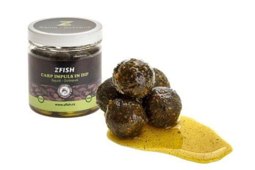 Extra Carp Boilies v dipu Zfish Carp Impuls - Squid / Octopus