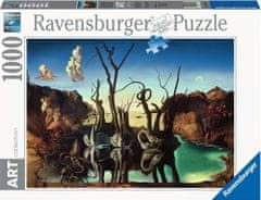 Ravensburger Puzzle Art Collection: Labutě odrážející se ve vodě jako sloni 1000 dílků