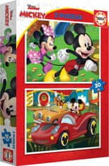 Educa Puzzle Mickey Mouse: Zábavní park 2x20 dílků