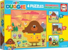 Educa Puzzle Hey Duggee 4v1 (12,16,20,25 dílků)