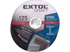 Extol Craft Kotouče řezné na kov, 5ks, O 125x1,0x22,2mm