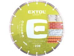 Extol Craft Kotouč diamantový řezný segmentový - suché řezání, O 230x22,2x2,8mm