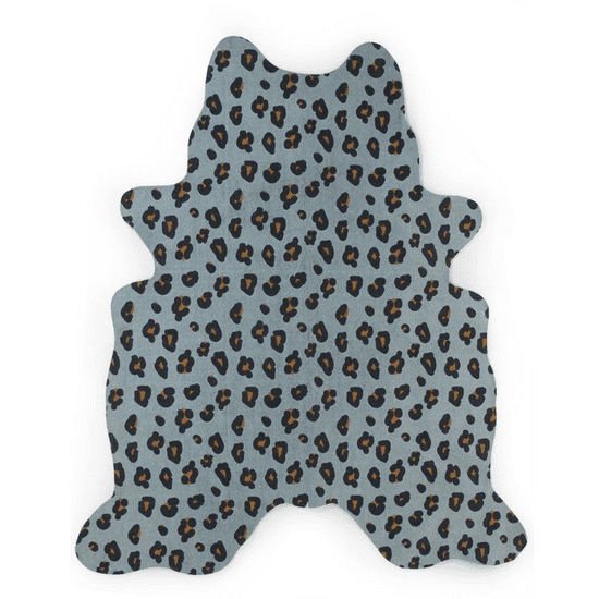 Childhome Koberec Leopard modrý 145x160 cm