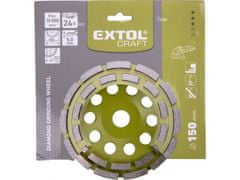 Extol Craft Kotouč diamantový brusný dvouřadý, O 150x22,2mm