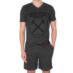 Fan-shop Pyžamo WEST HAM UNITED Short grey Velikost: M