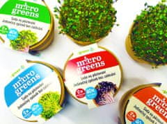 AUR Microgreens - kouzelná zahrádka, mikro bylinky - 2x semínka ředkvička