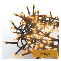 Emos LED vánoční řetěz - ježek 12m, venkovní i vnitřní vintage, časovač D4BV03