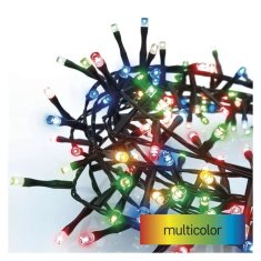 Emos LED vánoční řetěz - ježek 6m, venkovní i vnitřní multicolor, časovač D4BM04