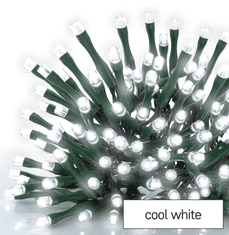 Emos LED vánoční rampouchy 10m studená bílá, programy D4CC03