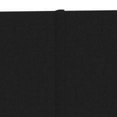 Greatstore Nástěnné panely 12 ks černé 60 x 30 cm textil 2,16 m²