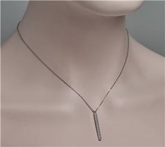 NUBIS Stříbrný náhrdelník se zirkony