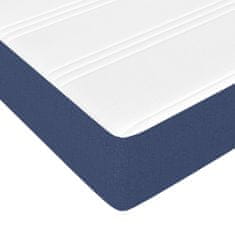 Greatstore Taštičková matrace modrá 80 x 200 x 20 cm textil