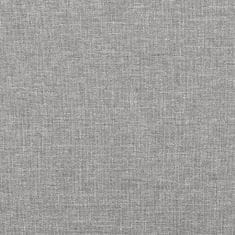 Vidaxl Taštičková matrace světle šedá 140x190x20 cm textil