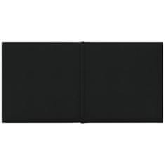 Greatstore Nástěnné panely 12 ks černé 30 x 15 cm textil 0,54 m²