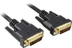 PremiumCord DVI-D propojovací kabel,dual-link,DVI(24+1),MM, 2m