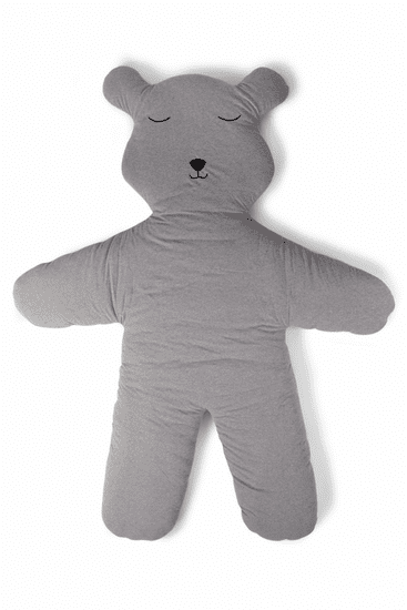 Childhome Hrací deka medvěd Teddy Jersey Grey 150cm