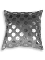 SIIN ozdobný povlak na polštář Dots Iri stříbrná 45 cm x 45 cm