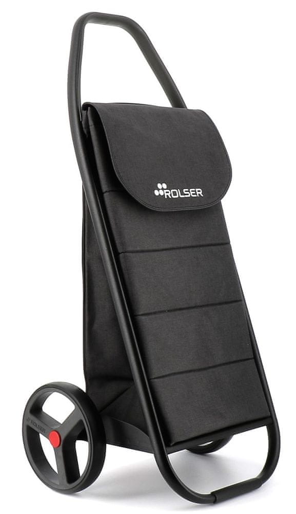 Rolser Com Tweed Polar Black Tube taška na kolečkách, černá