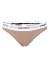 Calvin Klein Dámské kalhotky QF7047, Sv. hnědá, L