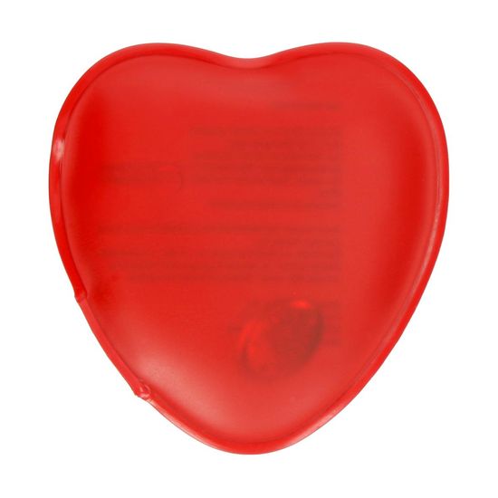 Elasto Gelová hřejivá podložka "Heart", malá, Červená