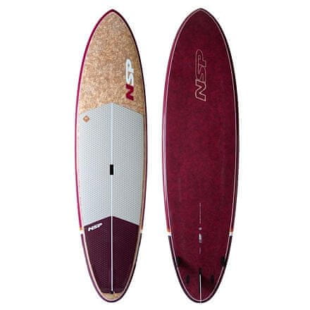 NSP paddleboard NSP Coco Allrounder 10'6''x32''x4 1/2'' BURGUNDY One Size