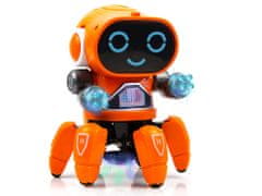JOKOMISIADA Tančící robot s dálkovým ovládáním RC hudební světlo RC0505