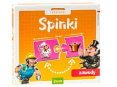 JOKOMISIADA Vzdělávací hra Manžetové knoflíčky.Povolání puzzle GR0307