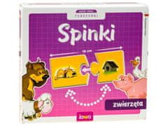 JOKOMISIADA Vzdělávací hra Manžetové knoflíčky puzzle zvířátka GR0308