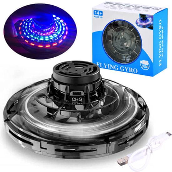 JOKOMISIADA Létající antistresový LED spinner RC0513