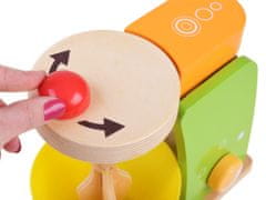 JOKOMISIADA Dřevěná míchačka na hračky pro děti, domácí spotřebiče ZA4118