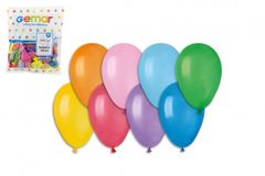 Balonek/Balonky nafukovací 7" průměr 19cm karneval