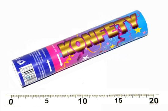 Párty konfety vystřelovací 20 cm