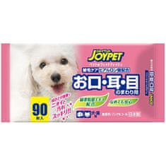 Japan Premium Vlhčené ubrousky k základní péči o ústa, uši a oči u psů a koček, 90 ks
