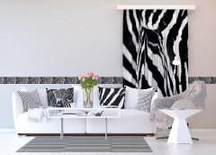 AG Design Designový závěs Zebra 140x245 cm , FCSL 7519