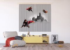 AG Design Harry Potter , záclony , pro dětské pokoje, 180 x 160 cm, FCSXL322 - 411