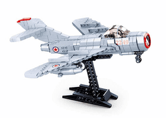 Sluban Model Bricks M38-B0983 Proudový stíhací letoun MiG-15 M38-B0983