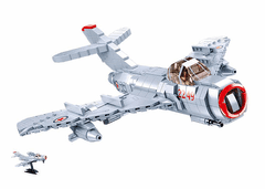 Sluban Model Bricks M38-B0983 Proudový stíhací letoun MiG-15 M38-B0983