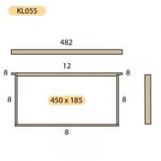 Bioúly Rámková míra Langstroth 450 x 185 mm